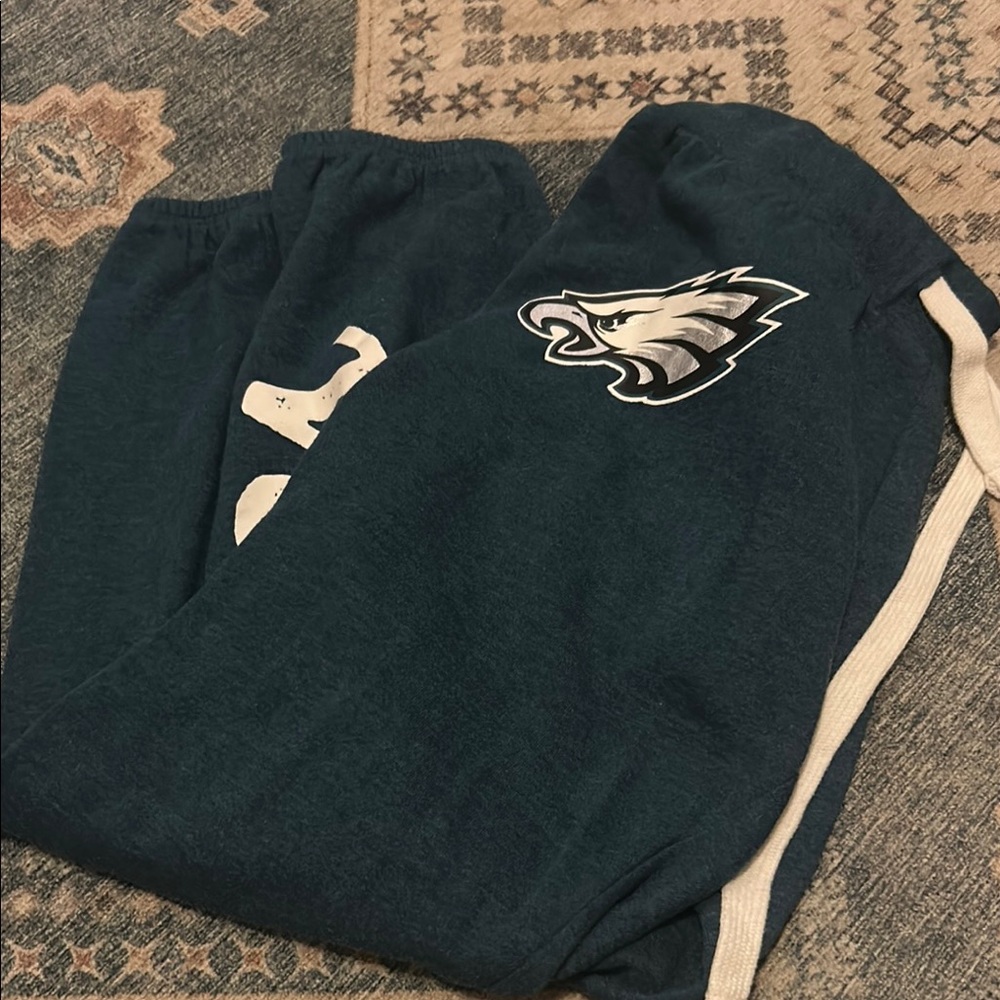 Dark Green Sweatpants with Eagle Logo